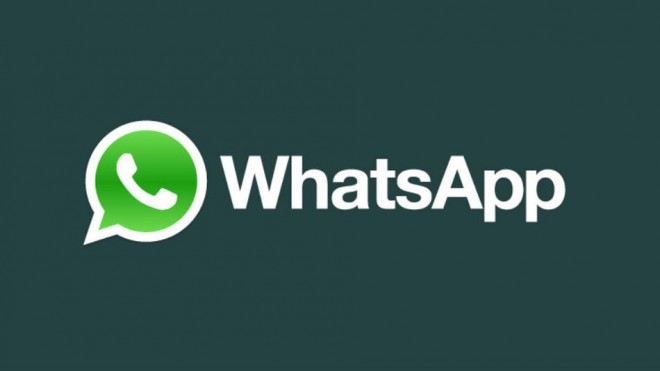 fundo verde com o simbolo e escrito em letras grandes  whatsapp