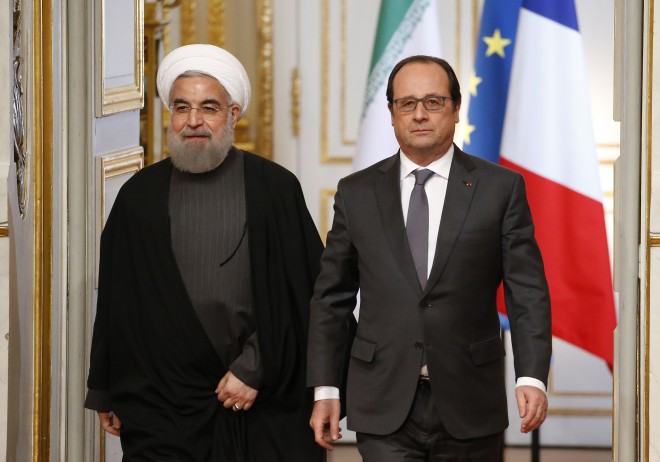 French-Meeting_Francois_Holland_and_Iran_President-claudia_matarazzo